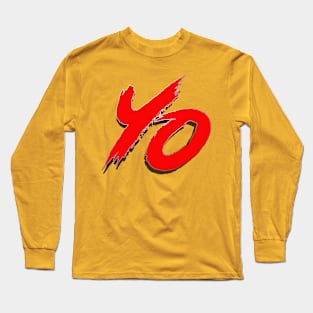 Rob Strange Yo Emote Long Sleeve T-Shirt